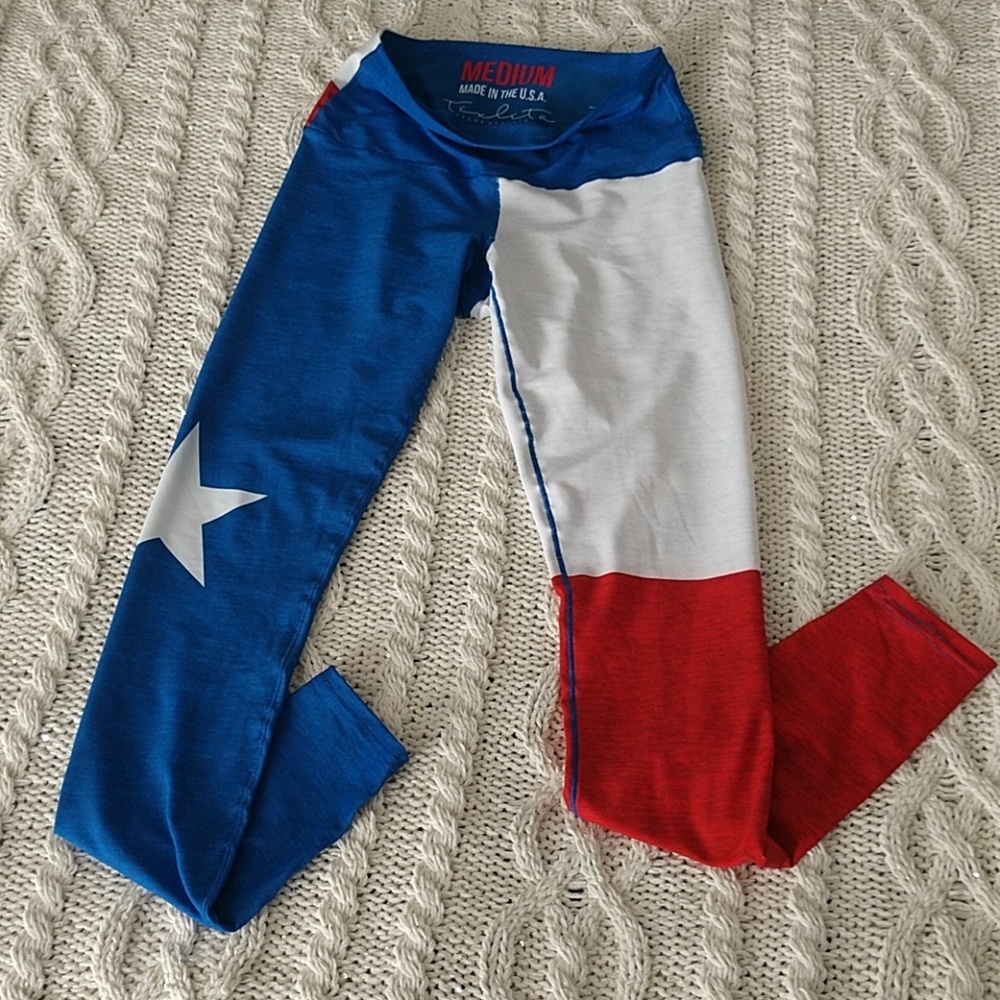 Texas Flag Training Tights